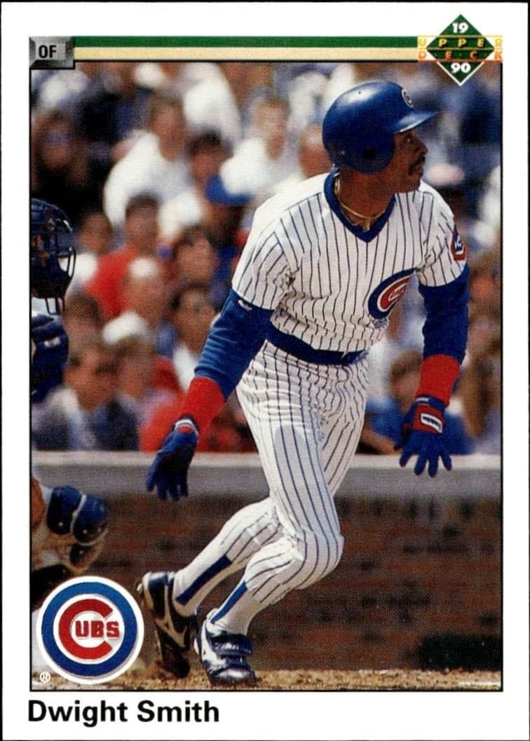1990 Upper-Deck Dwight Smith #376 trading card