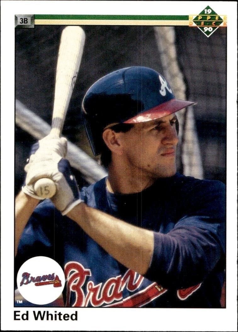 Ed Whited 1990 Upper Deck #447 Baseball Trading Card - Front 1990 Upper Deck Ed Whited #447 baseball trading card front