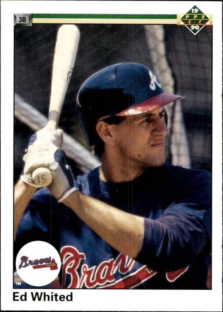 Ed Whited 1990 Upper Deck #447 Baseball Trading Card - Front 1990 Upper Deck Ed Whited #447 baseball trading card front