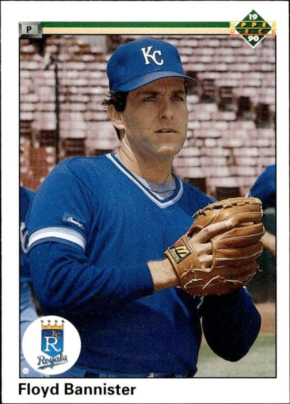 1990 Upper-Deck Floyd Bannister #695 trading card