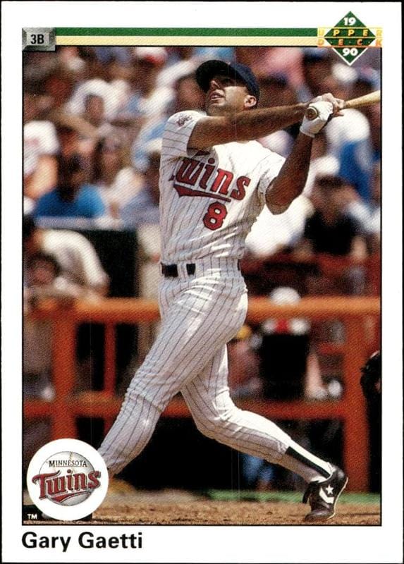 1990 Upper-Deck Gary Gaetti #454 trading card