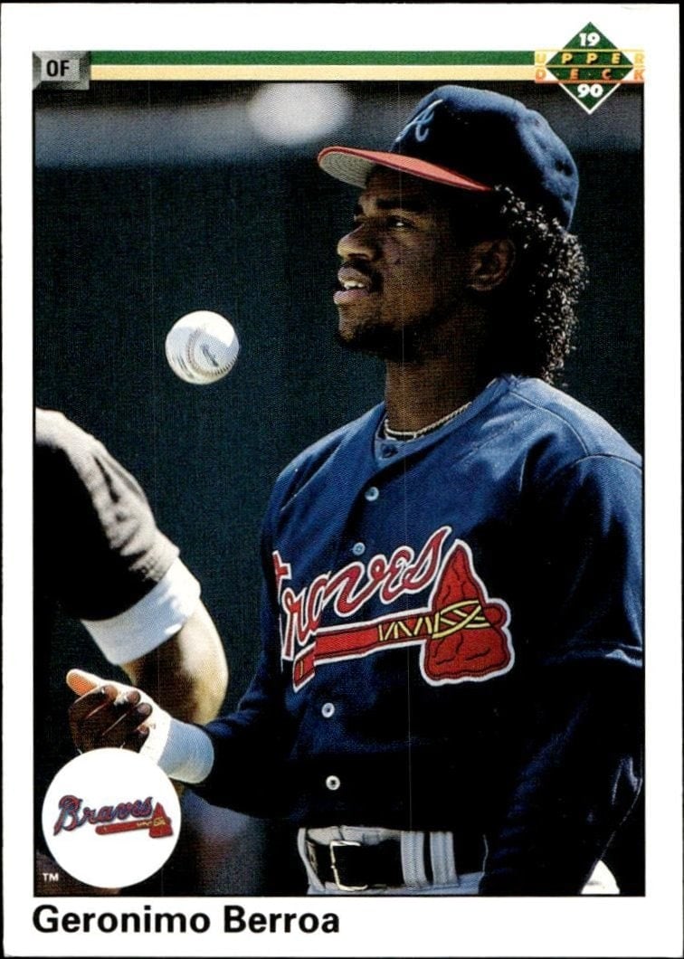 Geronimo Berroa 1990 Upper Deck #531 Baseball Trading Card - Front 1990 Upper Deck Geronimo Berroa #531 baseball trading card front