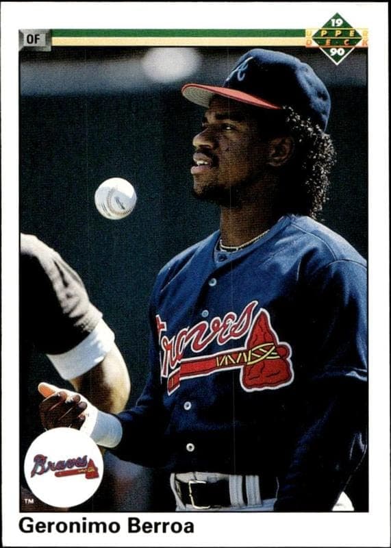 1990 upper-deck Geronimo Berroa