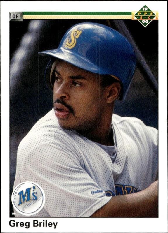 1990 Upper-Deck Greg Briley #455 trading card