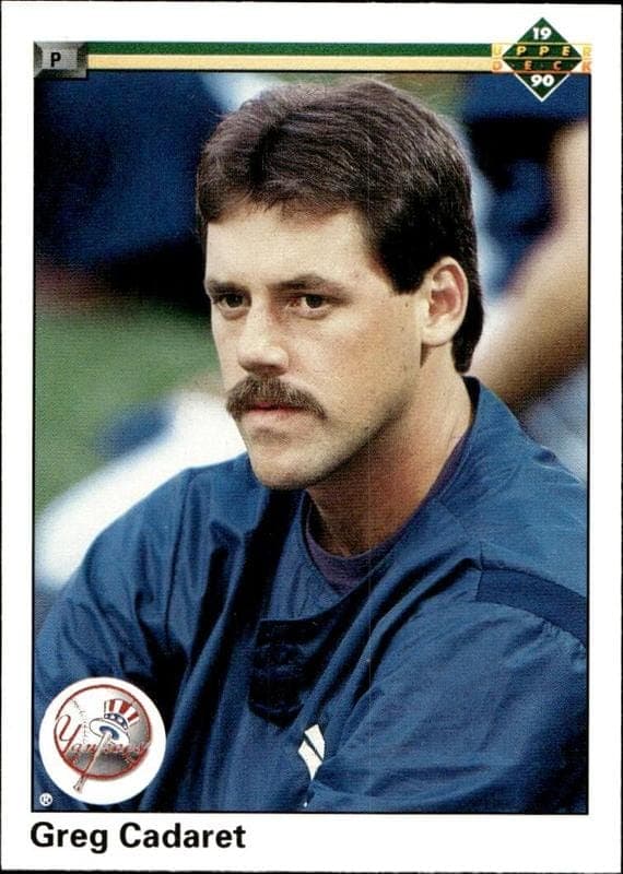1990 Upper-Deck Greg Cadaret #549 trading card