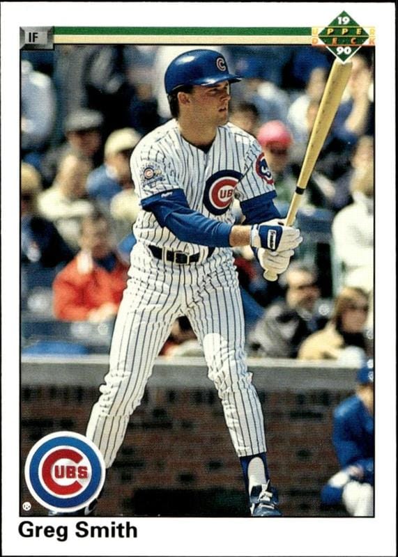 1990 Upper-Deck Greg Smith #738 trading card