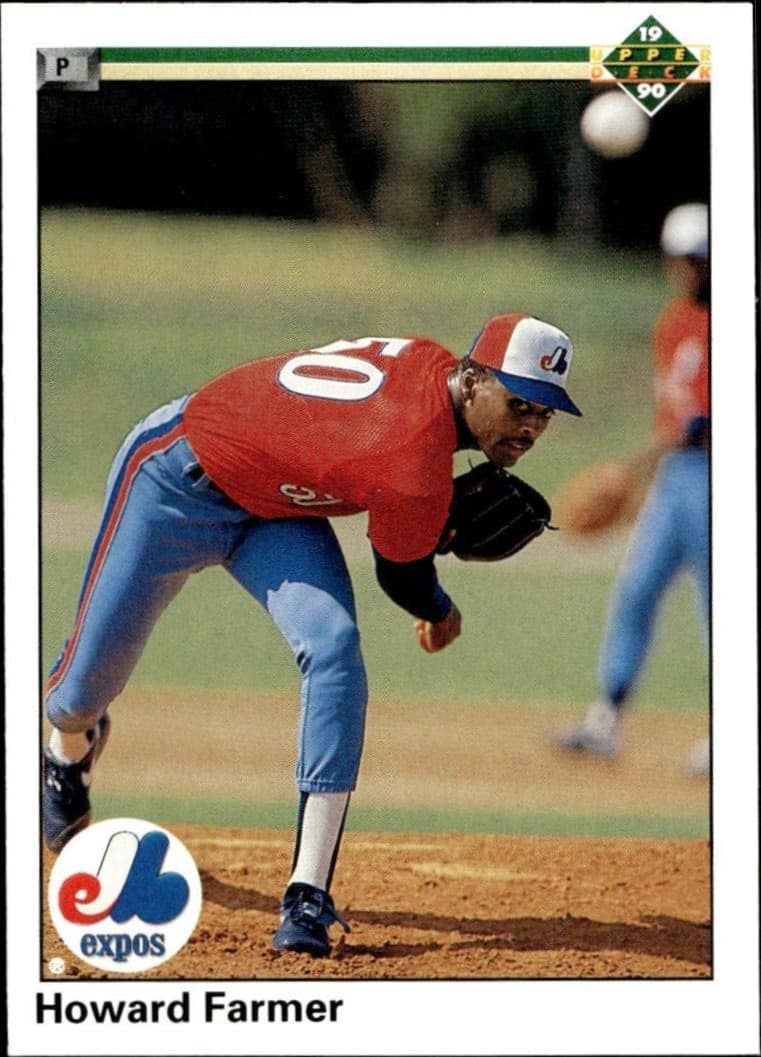 1990 Upper-Deck Howard Farmer #753 trading card
