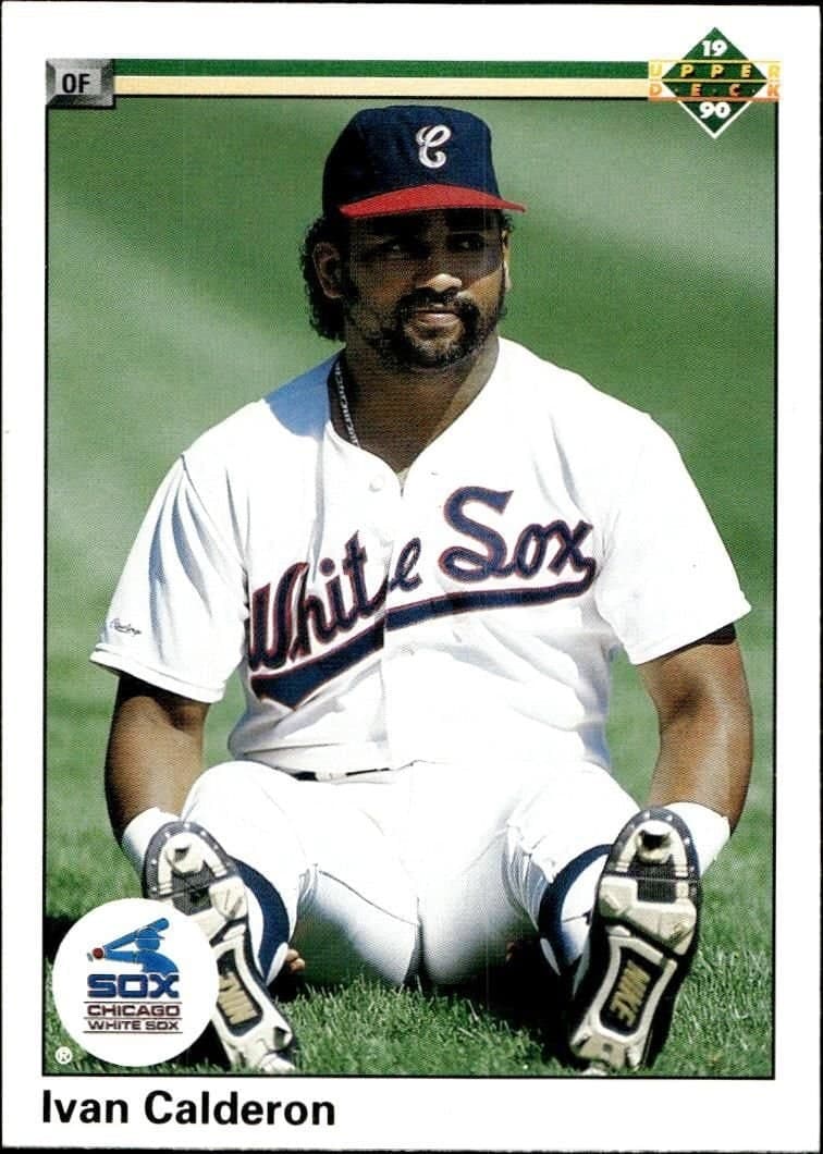 Ivan Calderon 1990 Upper Deck #503 Baseball Trading Card - Front 1990 Upper Deck Ivan Calderon #503 baseball trading card front