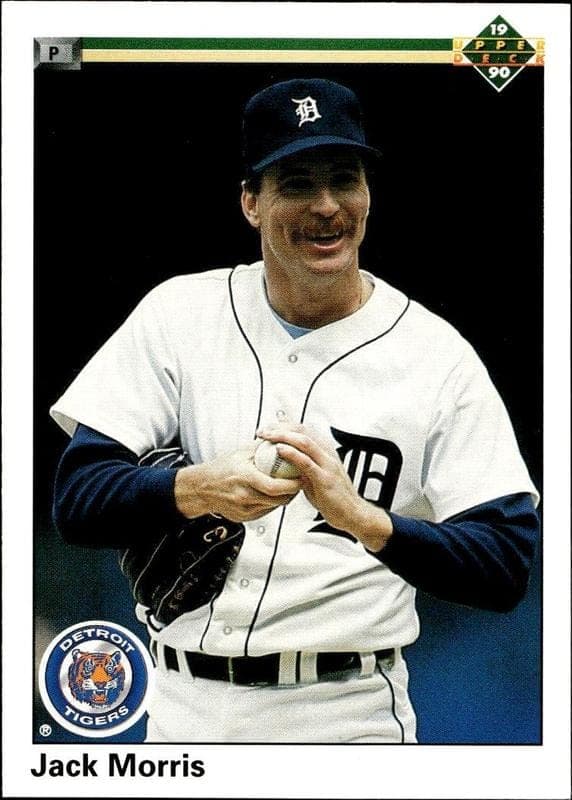 1990 Upper-Deck Jack Morris #573 trading card