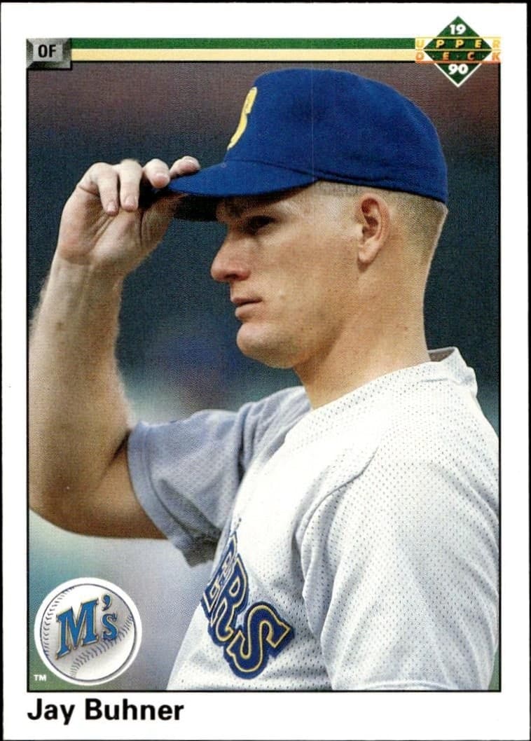 1990 Upper-Deck Jay Buhner #534 trading card