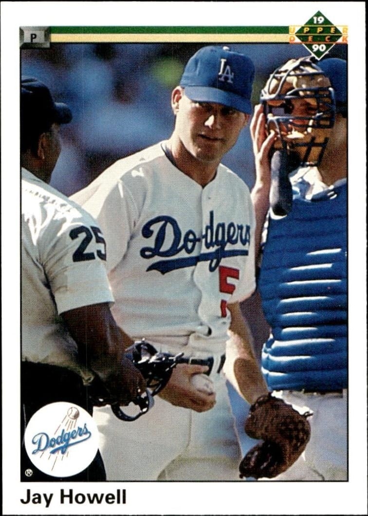 Jay Howell 1990 Upper Deck #508 Baseball Trading Card - Front 1990 Upper Deck Jay Howell #508 baseball trading card front