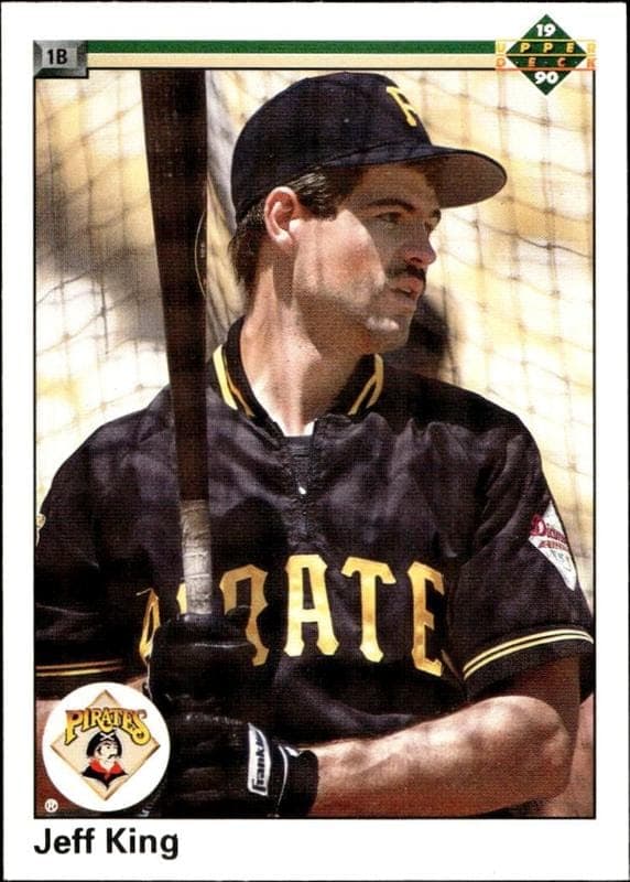 1990 Upper-Deck Jeff King #557 trading card
