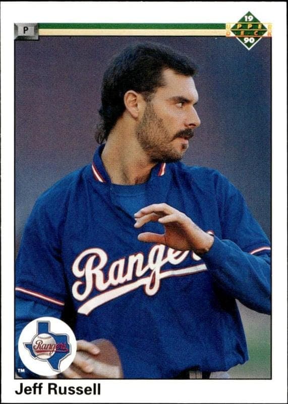 1990 Upper-Deck Jeff Russell #638 trading card