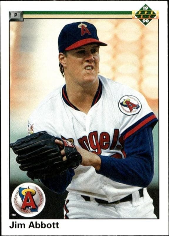 1990 upper-deck Jim Abbott