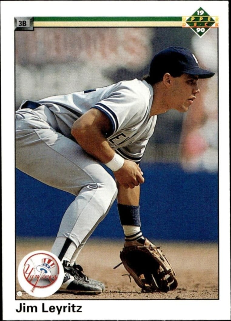 1990 Upper-Deck Jim Leyritz #723 trading card