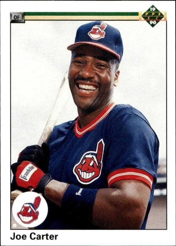 1990 Upper-Deck Joe Carter #375 trading card