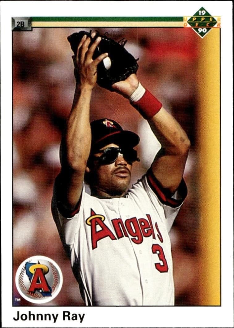 Johnny Ray 1990 Upper Deck #509 Baseball Trading Card - Front 1990 Upper Deck Johnny Ray #509 baseball trading card front