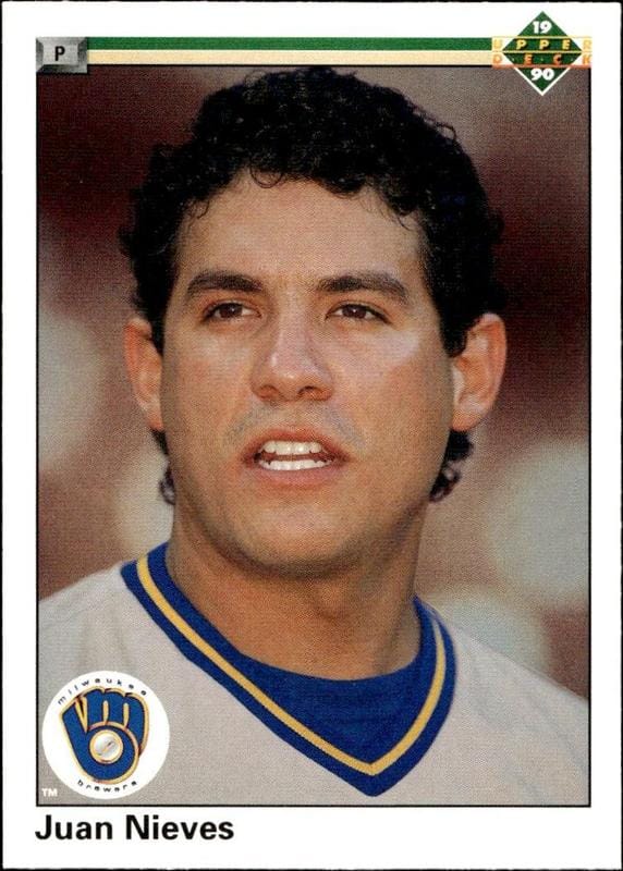 1990 Upper-Deck Juan Nieves #648 trading card