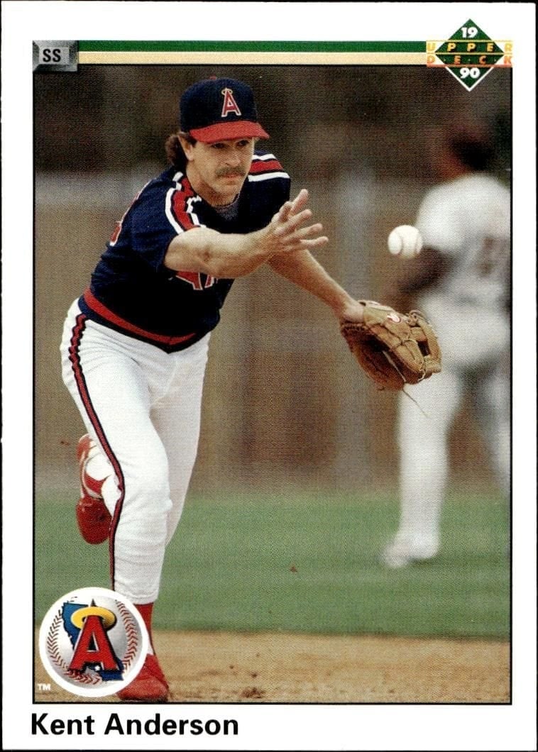 Kent Anderson 1990 Upper Deck #691 Baseball Trading Card - Front 1990 Upper Deck Kent Anderson #691 baseball trading card front