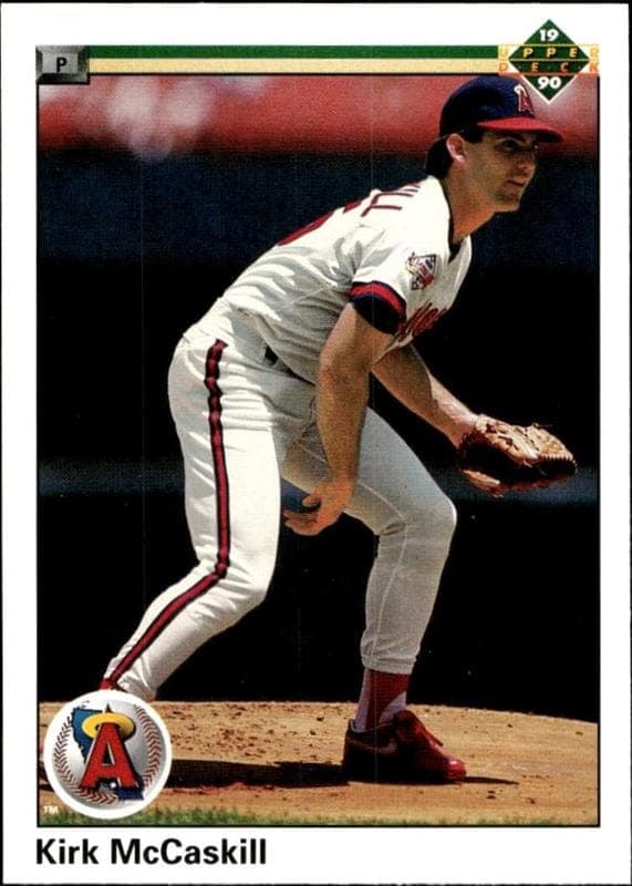 1990 Upper-Deck Kirk McCaskill #506 trading card