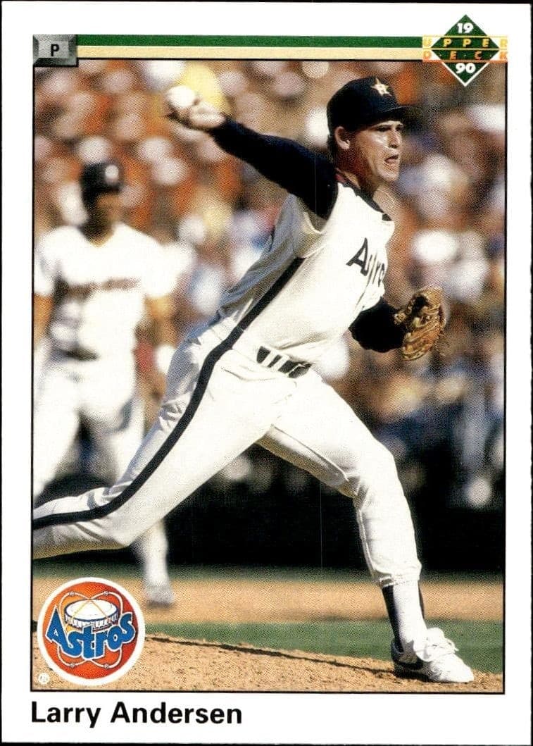 1990 Upper-Deck Larry Andersen #407 trading card