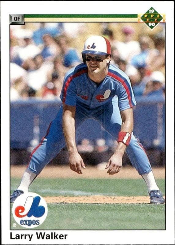 1990 upper-deck Larry Walker