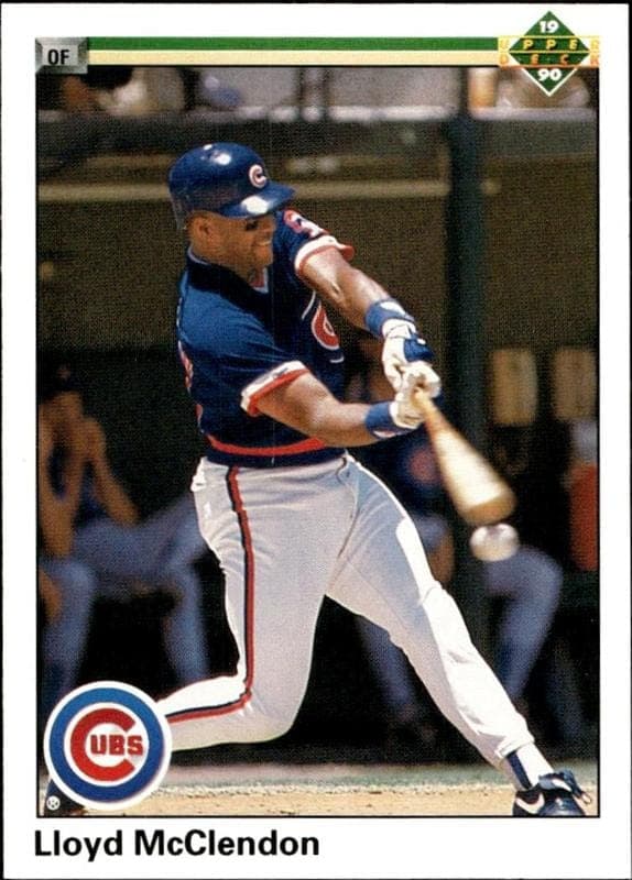 1990 Upper-Deck Lloyd McClendon #398 trading card
