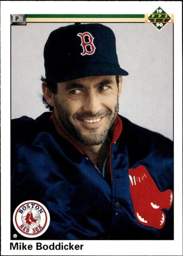 1990 Upper-Deck Mike Boddicker #652 trading card