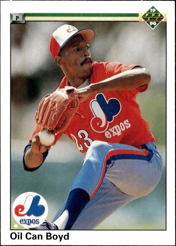 1990 Upper-Deck Oil Can Boyd #749 trading card