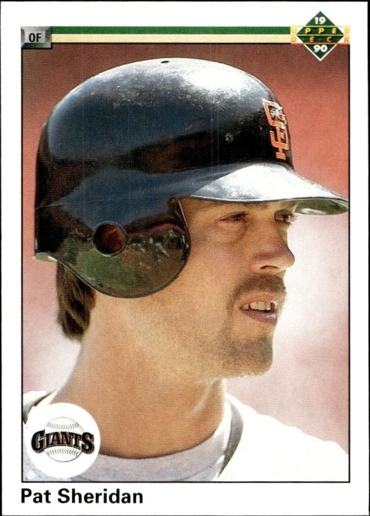 Pat Sheridan 1990 Upper Deck #460 Baseball Trading Card - Front 1990 Upper Deck Pat Sheridan #460 baseball trading card front