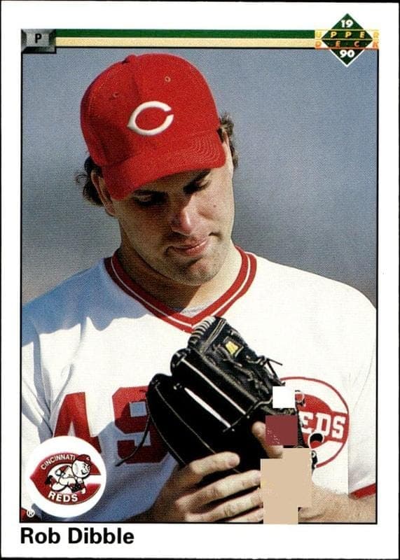 1990 Upper-Deck Rob Dibble #586 trading card