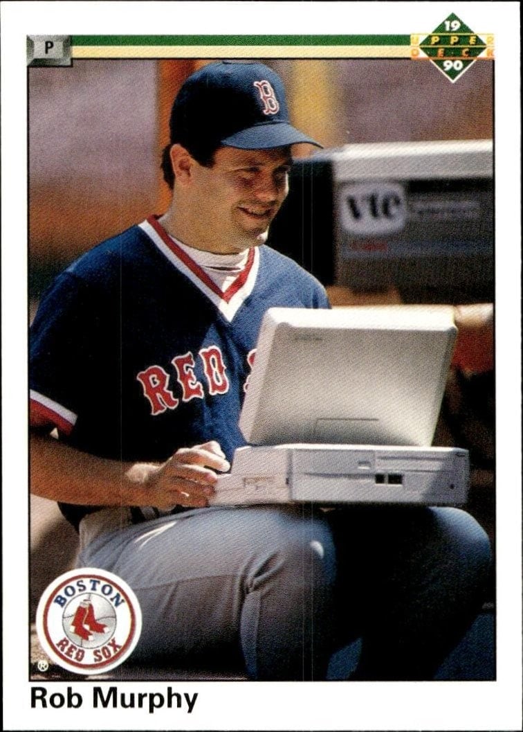 Rob Murphy 1990 Upper Deck #461 Baseball Trading Card - Front 1990 Upper Deck Rob Murphy #461 baseball trading card front