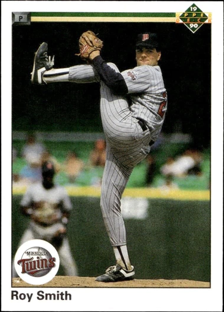 Roy Smith 1990 Upper Deck #284 Baseball Trading Card - Front 1990 Upper Deck Roy Smith #284 baseball trading card front