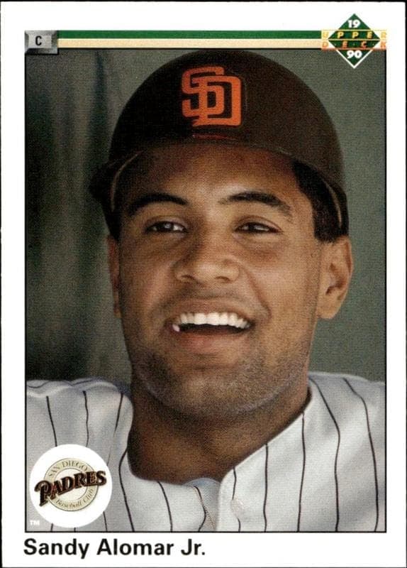 1990 Upper-Deck Sandy Alomar, Jr. #655 trading card