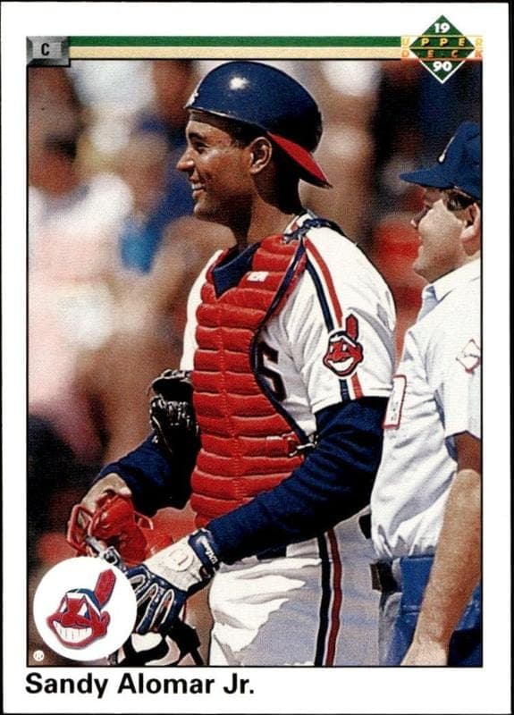 1990 Upper-Deck Sandy Alomar Jr. #756 trading card