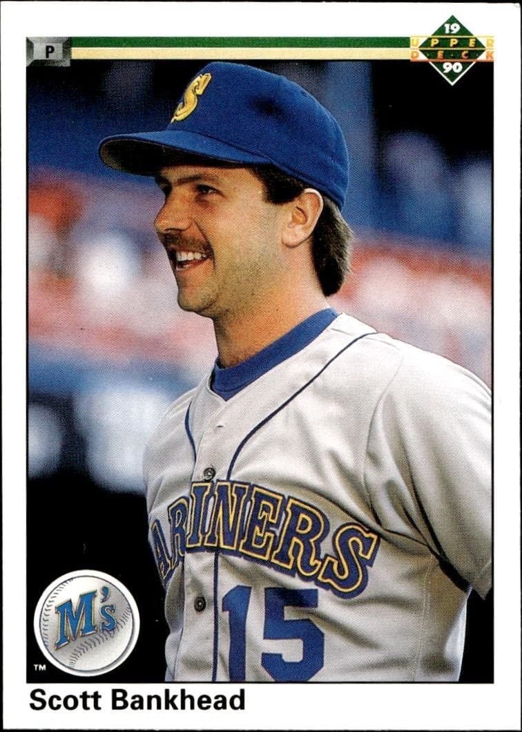 Scott Bankhead 1990 Upper Deck #561 Baseball Trading Card - Front 1990 Upper Deck Scott Bankhead #561 baseball trading card front