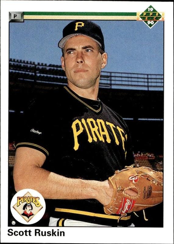 1990 Upper-Deck Scott Ruskin #713 trading card