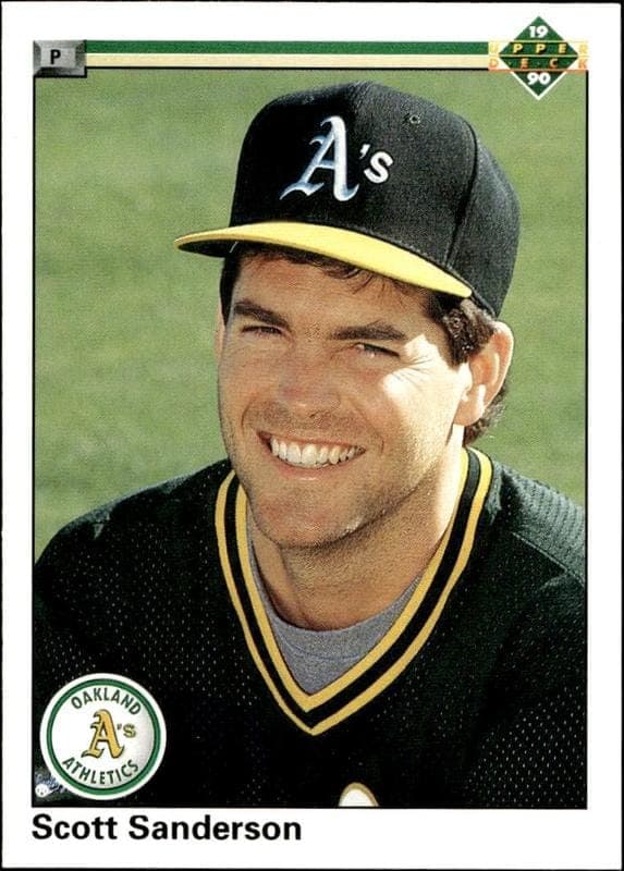 1990 upper-deck Scott Sanderson