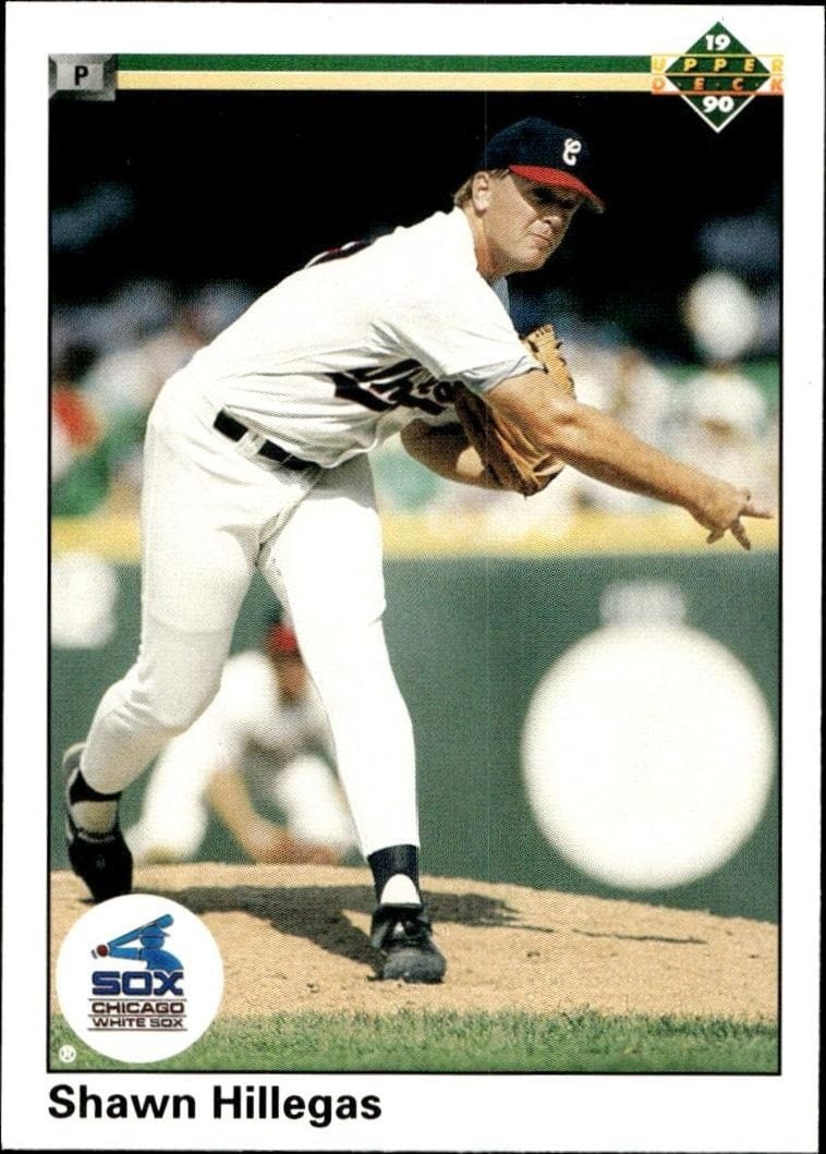 Shawn Hillegas 1990 Upper Deck #541 Baseball Trading Card - Front 1990 Upper Deck Shawn Hillegas #541 baseball trading card front
