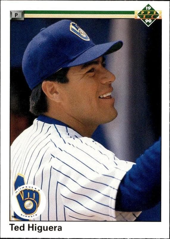 1990 Upper-Deck Ted Higuera #627 trading card