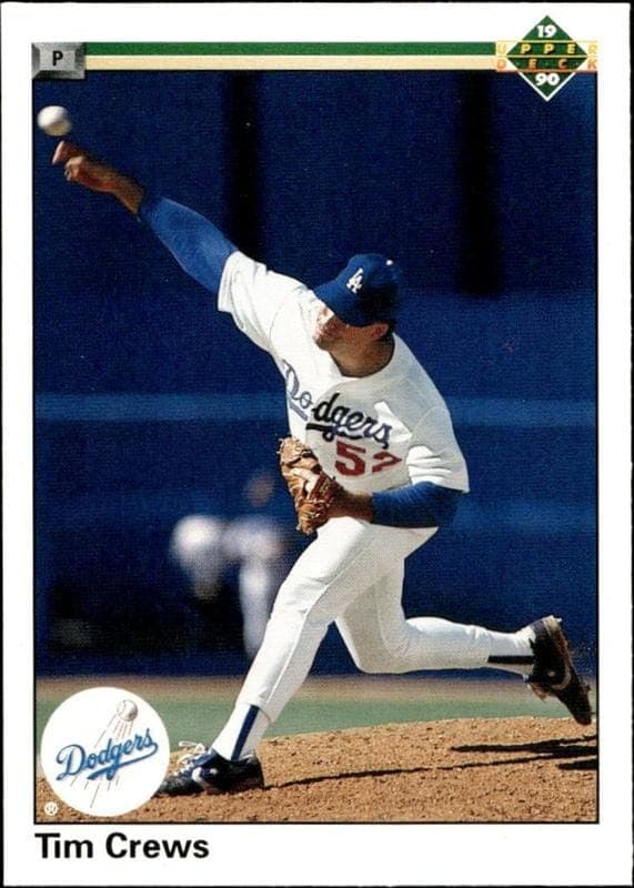 1990 Upper-Deck Tim Crews #670 trading card