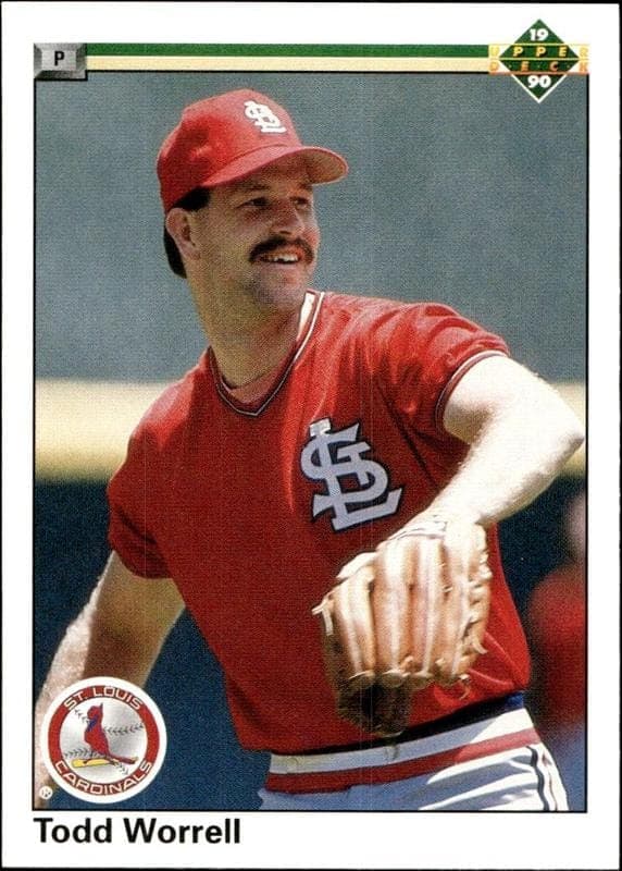 1990 Upper-Deck Todd Worrell #467 trading card