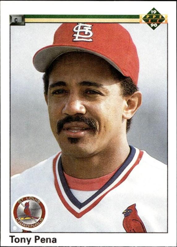 1990 Upper-Deck Tony Pena #276 trading card
