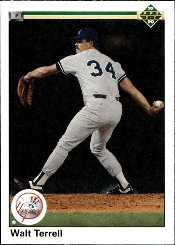 1990 Upper-Deck Walt Terrell #661 trading card
