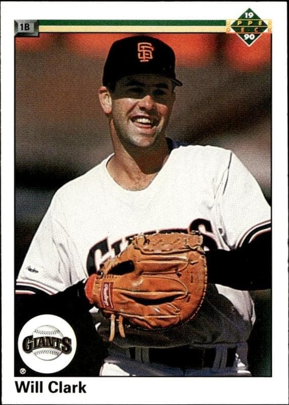 1990 upper-deck Will Clark