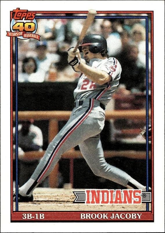 1991 topps Brook Jacoby