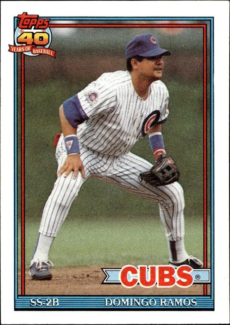 Domingo Ramos 1991 Topps #541 Baseball Trading Card - Front 1991 Topps Domingo Ramos #541 baseball trading card front