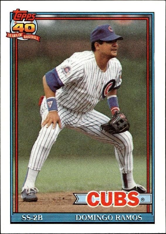1991 Topps Domingo Ramos #541 trading card