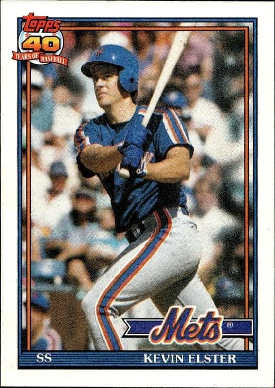 1991 Topps Kevin Elster #134 trading card