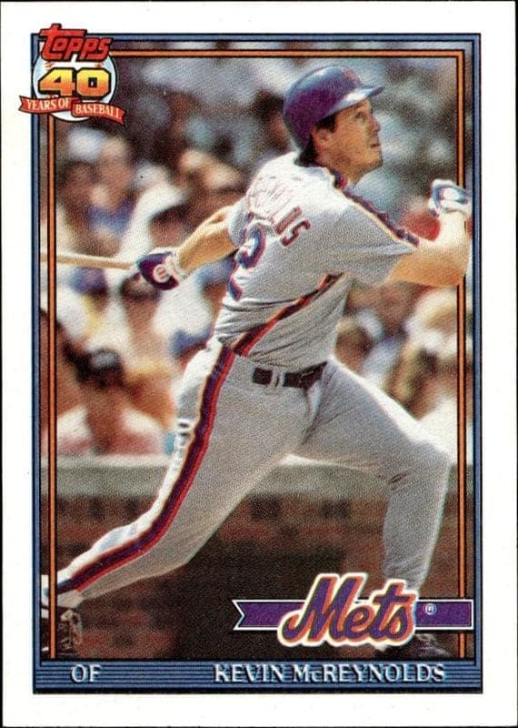 1991 topps Kevin McReynolds